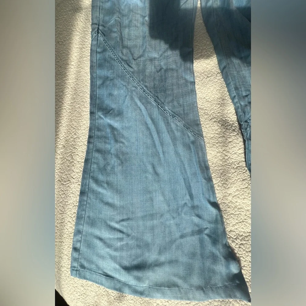 Women’s Guess Wide Leg Denim Halter Jumpsuit - Picture 15 of 16